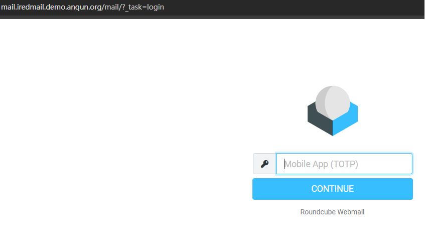 roundcube 常规用户名和密码登录后，会再次要求 2fa 验证